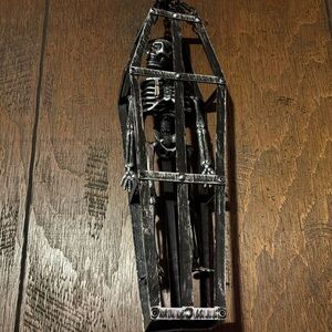 Gothic Skeleton Coffin Wall Art